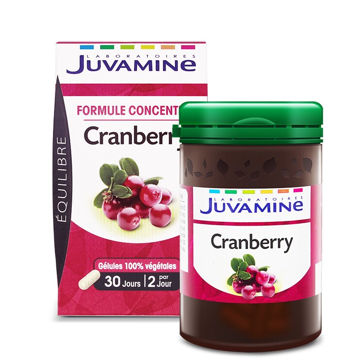法国juvamine法尔舒浓缩蔓越莓胶囊 Juvamine海外蔓越莓