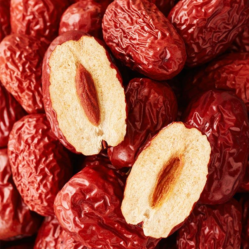 新疆一级灰枣500g新疆特产吊干红枣 聚利食品枣类制品