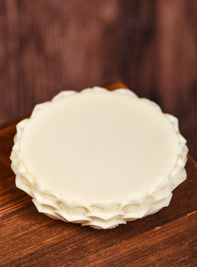 馥初心莲花底座禅意佛像创意托盘