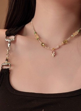 十里间【青枝】亮晶晶串珠项链