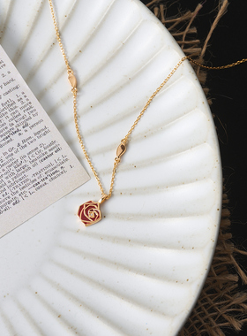 十里间s925银玫瑰项链手链