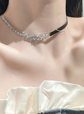 十里间甜美小清新爱心串珠项链