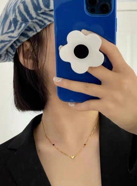 十里间小众钛钢爱心项链锁骨链