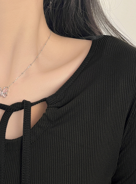 十里间甜美蝴蝶项链锁骨链