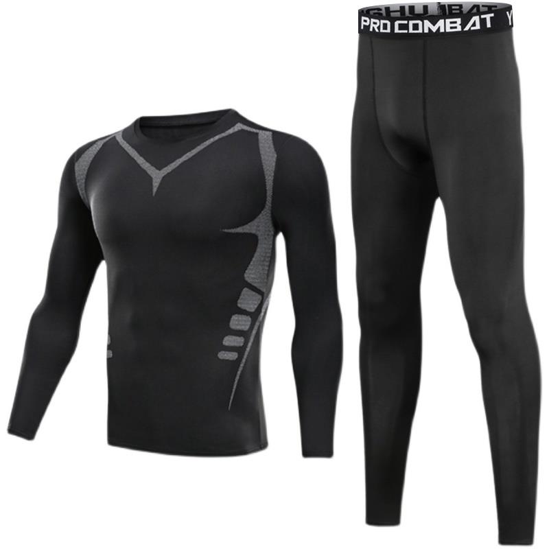 Science fiction fitness clothes, men's tight fitting - 图0