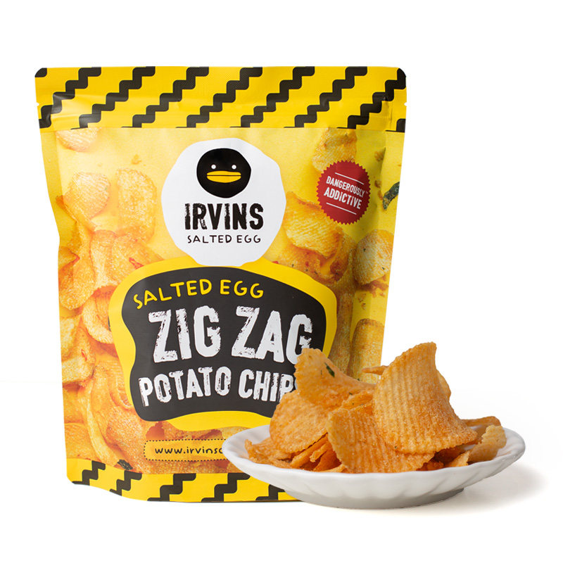 irvins波浪新加坡进口小零食咸蛋黄 IRVINS海外膨化食品