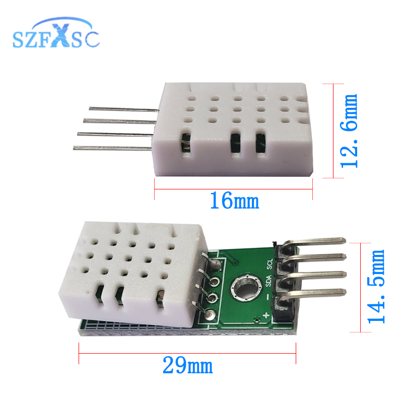 SHTC3高精度数字型温湿度传感器测量模块I2C通讯优于AM2302 DHT22-图0