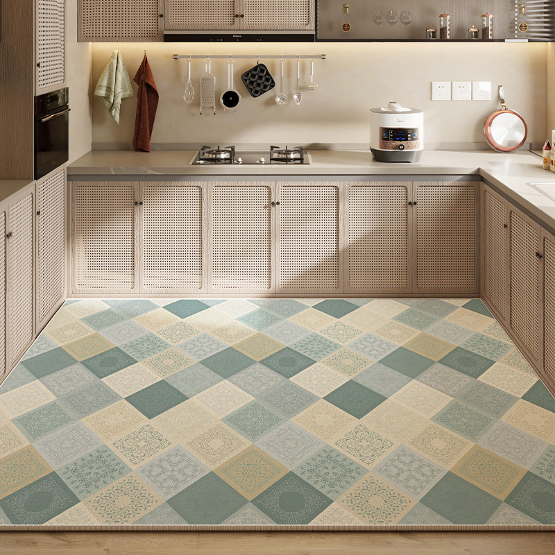 地垫厨房防滑防油可擦免洗家用pvc防水吸油地毯门口脚垫子定制,淘宝优惠券,粉丝福利购,淘宝优惠卷
