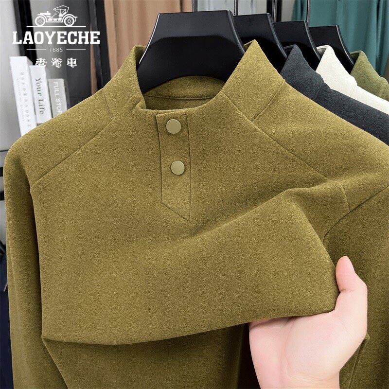 Authentic classic car autumn and winter men's long-sleeved T-shirt