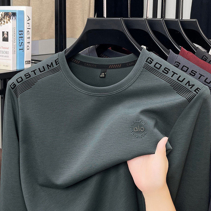 Classic car pure cotton round neck sweatshirt long sleeve t-shirt