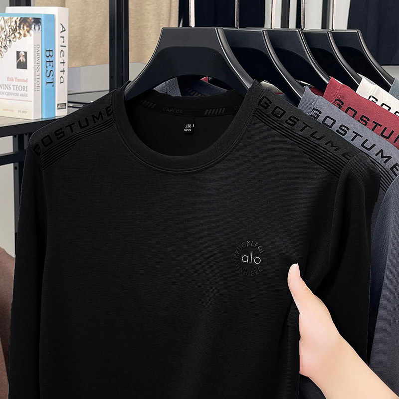 Classic car pure cotton round neck sweatshirt long sleeve t-shirt