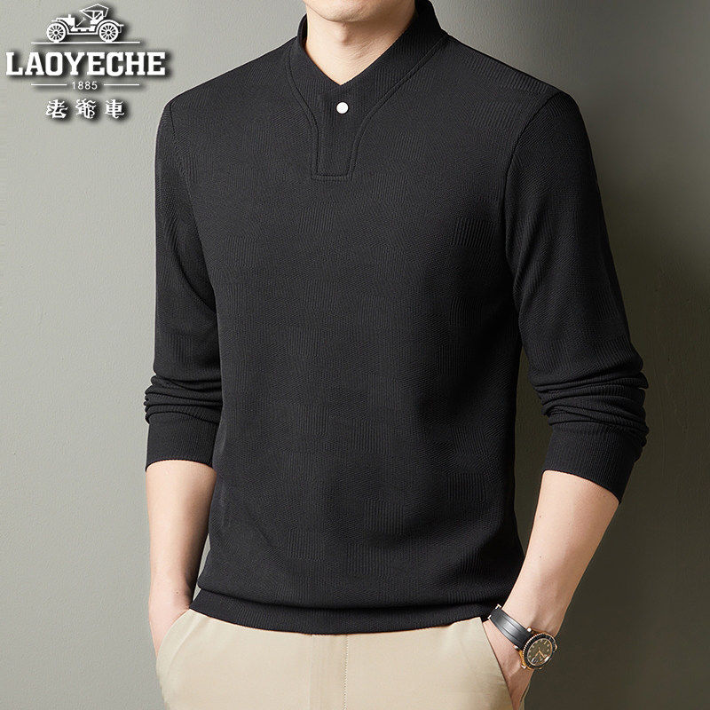 Classic car long sleeve t-shirt for men 2025 spring