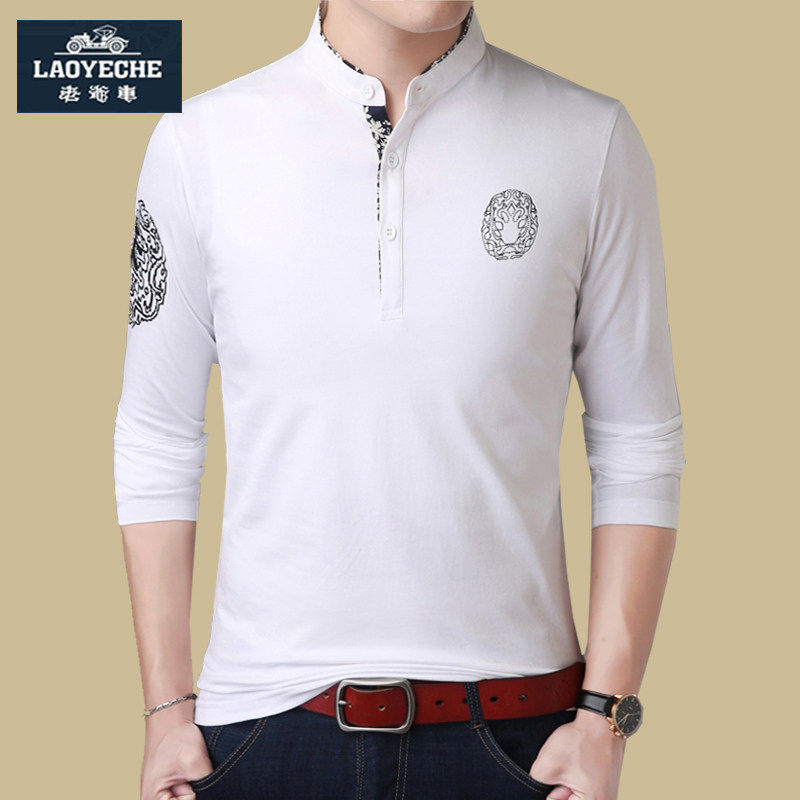 Classic car spring and autumn new men's clothing pure