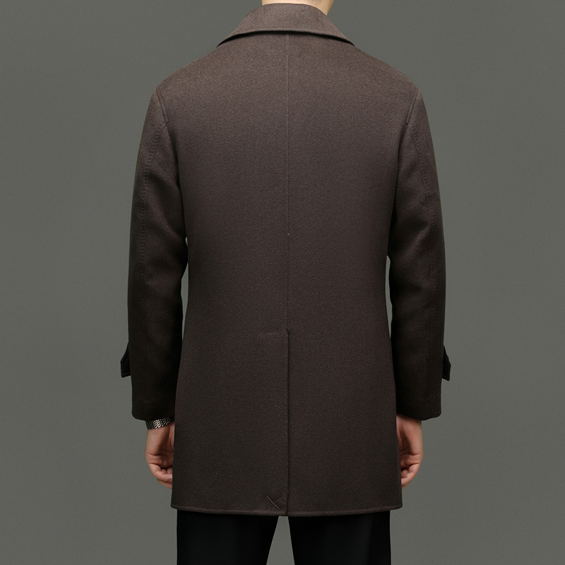 Classic car men's double-sided woolen large