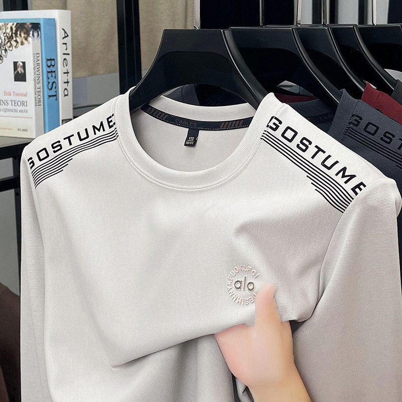 Classic car pure cotton round neck sweatshirt long sleeve t-shirt