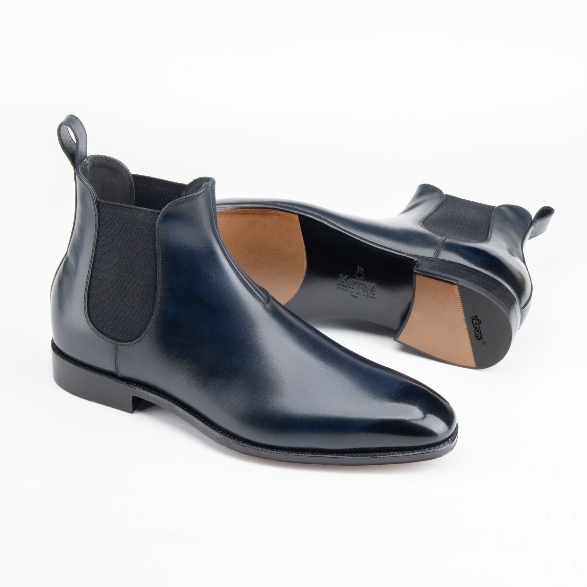 MATTINA Liszt Chelsea Boot真皮经典固特异手工正装皮鞋切尔西靴 - 图2