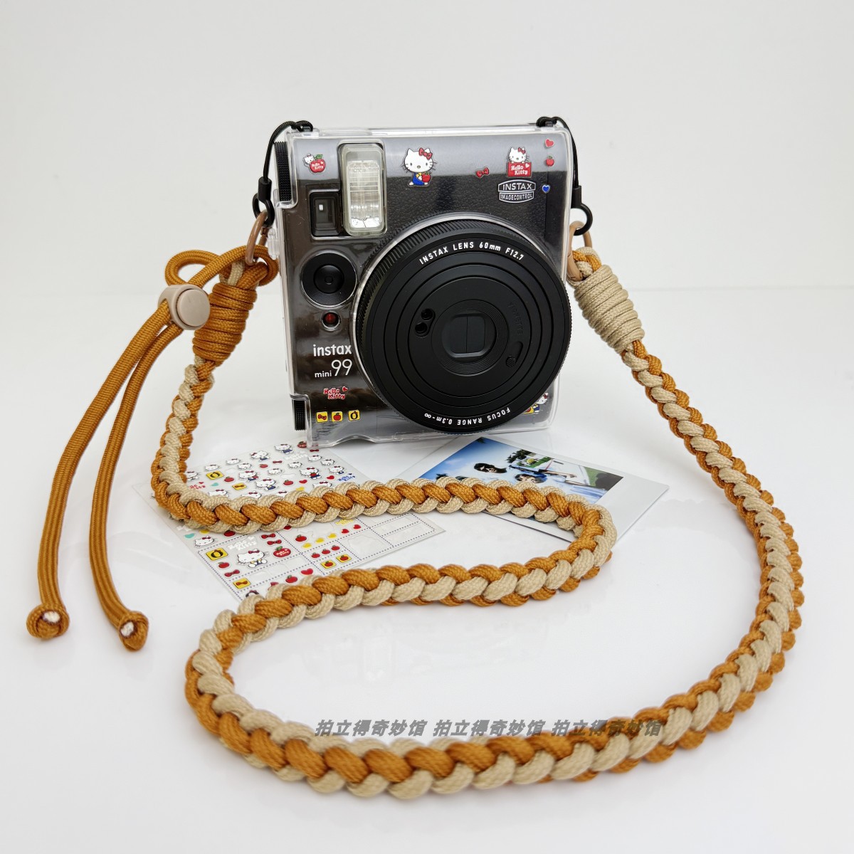 适用富士拍立得mini99相机透明保护壳套 迷你99镜头盖 包斜挎背带 - 图2