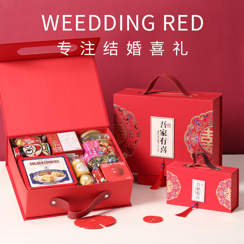 新款喜糖成品礼盒装实用高端伴手礼回礼含糖果结婚订婚套装婚宴包 - 图3