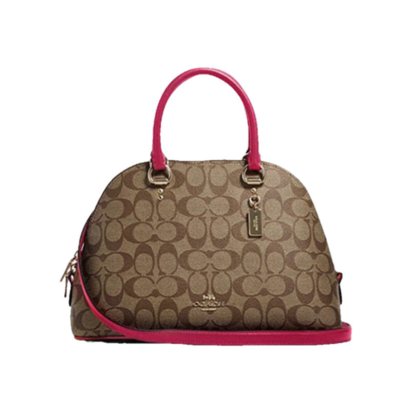 coach katy系列女士老花图案贝壳包 GENEROSITY海外女士包袋