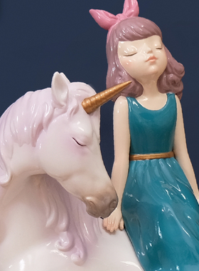 限量蓝色蜗牛树脂治愈客厅摆件