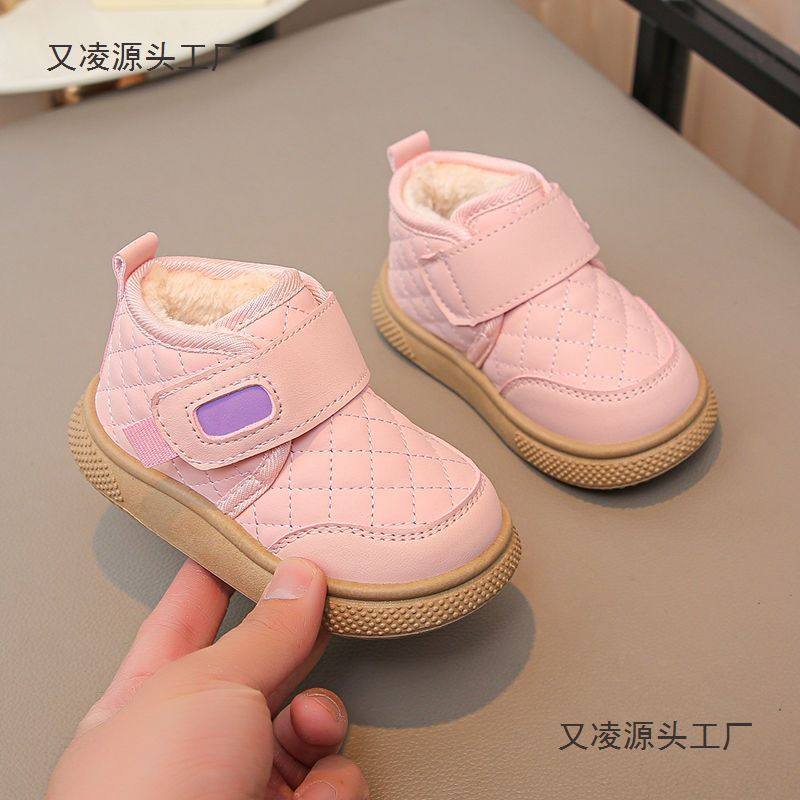 儿童棉鞋男童平底休闲棉鞋加绒保暖女童靴雪地靴棉靴保暖新款小童,淘宝优惠券,粉丝福利购,淘宝优惠卷