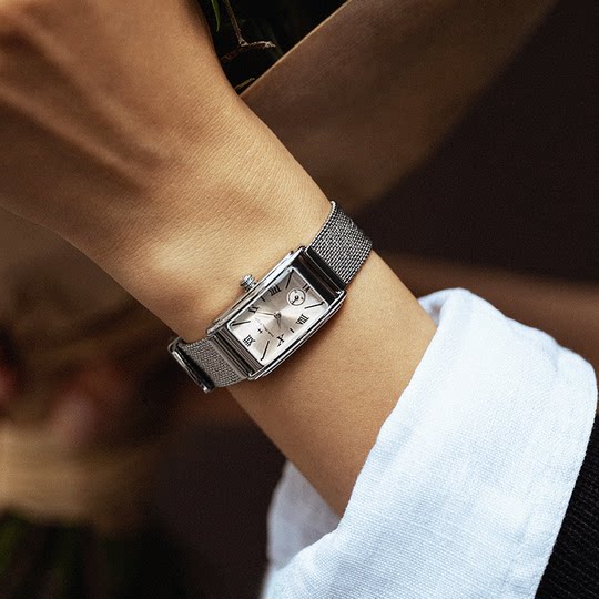 Официальное восхищение флагом Hamilton, американские ретро маленькие квадратные часы