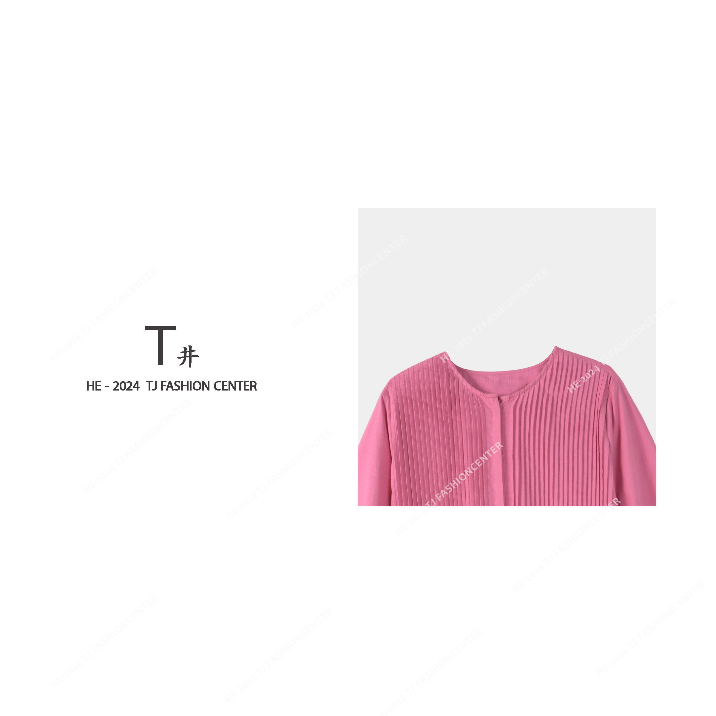 T井姐妹【繁蝶梦】设计感风琴褶气质中长裙LYQ2405-OPS24086