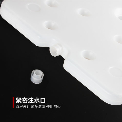 水果保鲜冰盒晶商用大号冰盒注水冻重复使用摆摊冰袋冰盘冰块冰板 - 图3