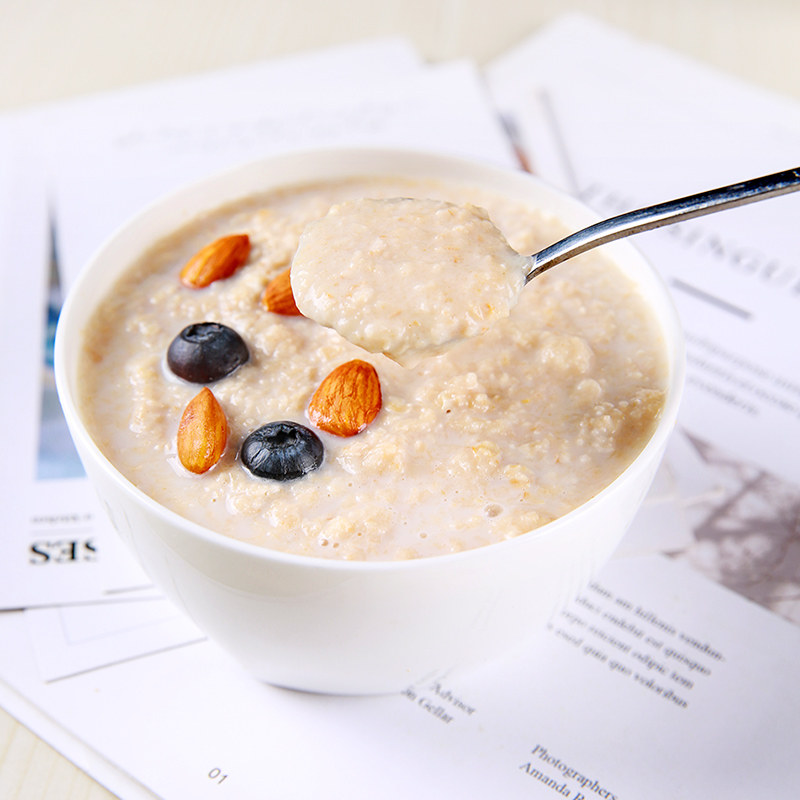 3罐牛奶高钙麦片礼盒营养牛奶纯燕麦片中老年人年货送礼盒装1350g,淘宝优惠券,粉丝福利购,淘宝优惠卷