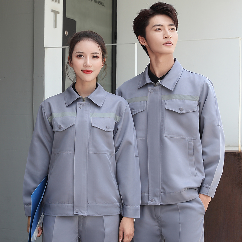 男士套装长袖春秋建筑工地工作服 鸿祁服饰工装制服