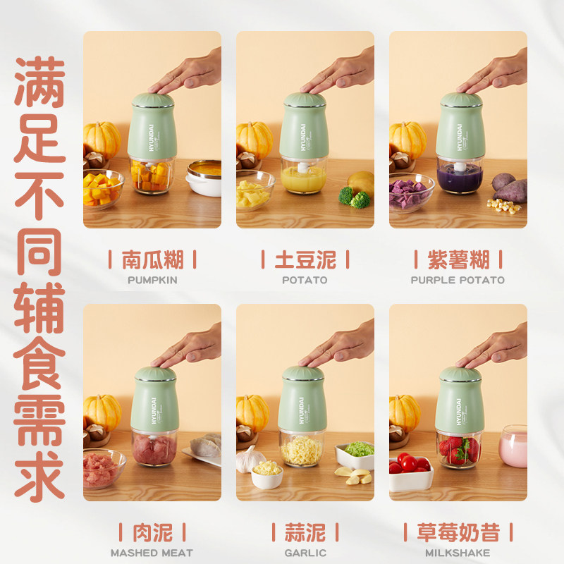 宝宝辅食机料理棒家用小型捣蒜泥器 现代兰鼎搅拌/料理机