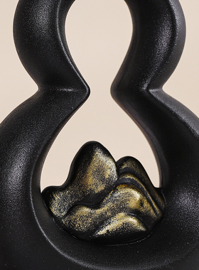 瓷古人新中式陶瓷葫芦花瓶