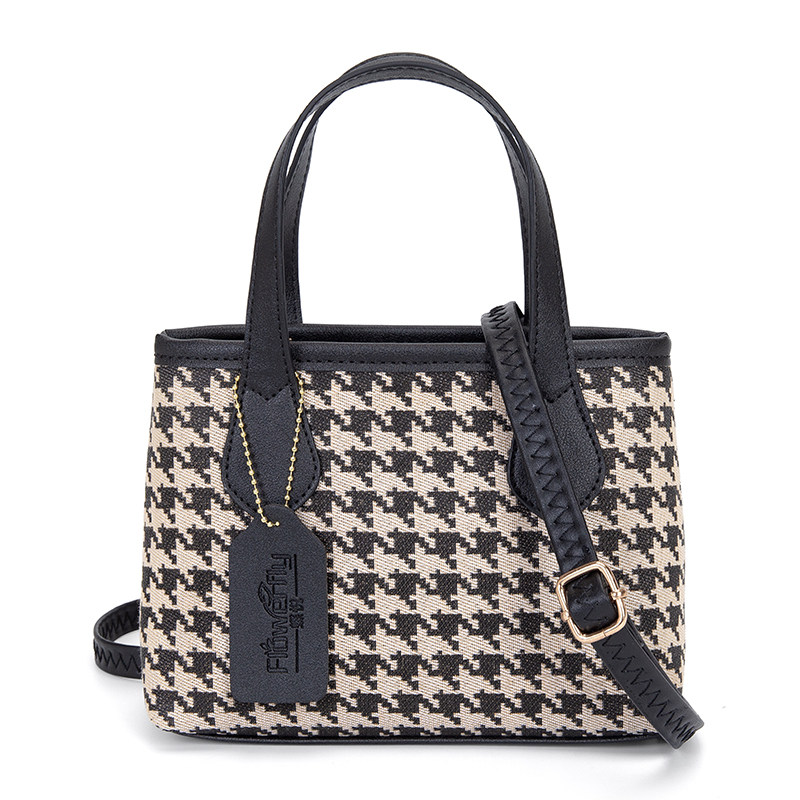 千鸟格2025秋冬新款女包日韩手提包单肩斜挎包时尚百搭高质感小包,淘宝优惠券,粉丝福利购,淘宝优惠卷