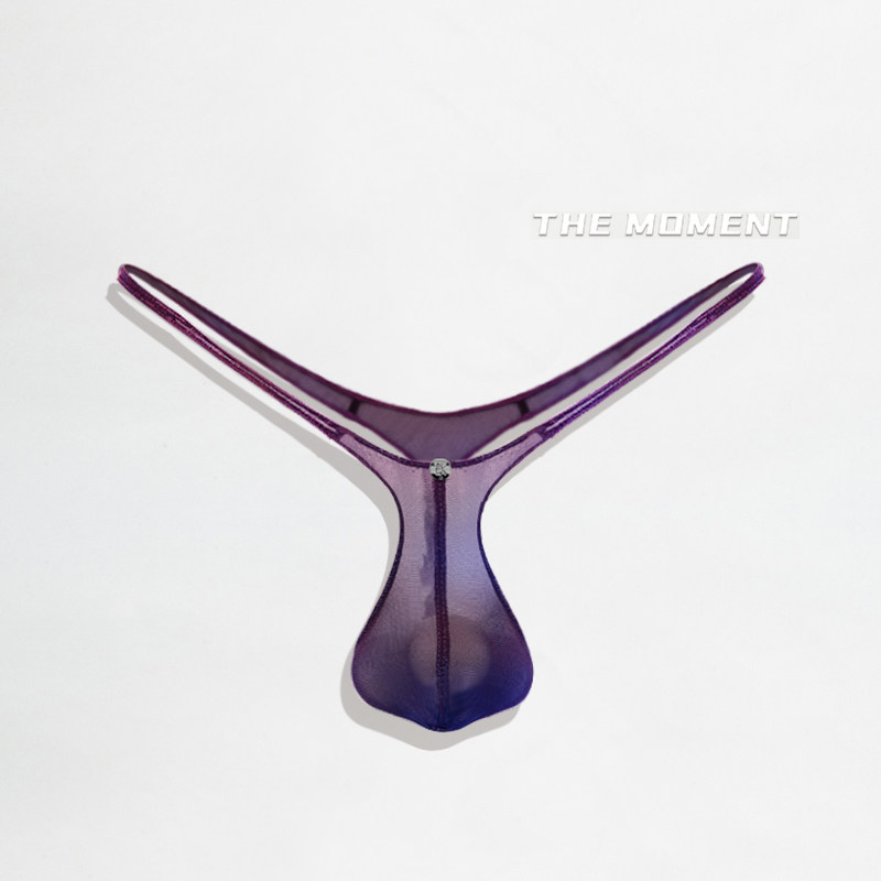 原创炫紫变色半透明鼻环中低腰深V丁字裤情设计师款色25新款男士,淘宝优惠券,粉丝福利购,淘宝优惠卷