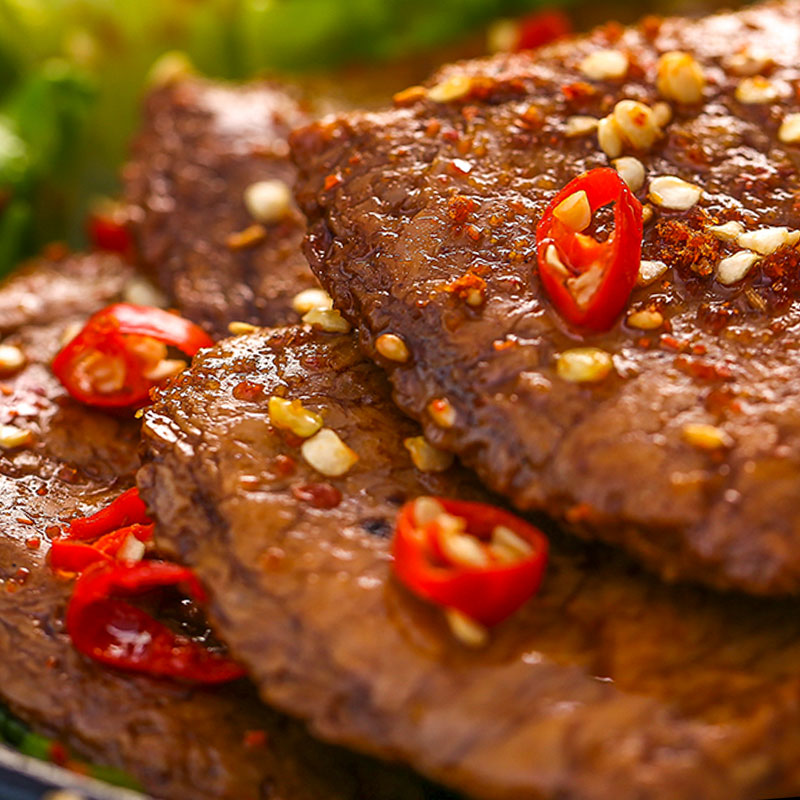 徽家铺子徽家烤素肉五香味香辣零食手撕素肉豆腐干豆制品素牛排