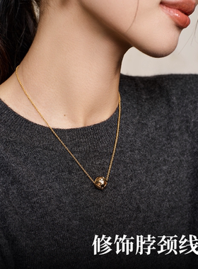 羽兮原创设计感项链女