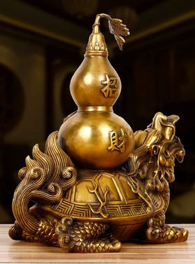 黄铜祝福中式桌面葫芦