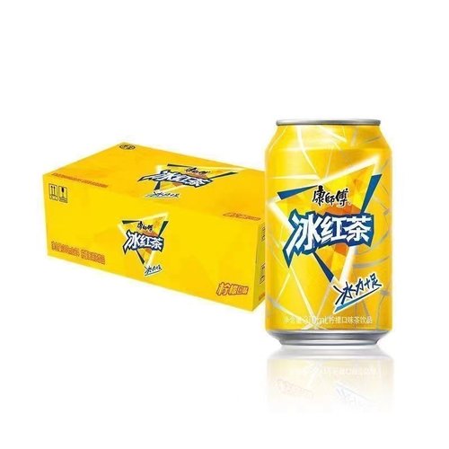 康师傅饮料罐装310ml24冰红茶24整箱每日C橙汁特价批发混搭饮品 - 图0