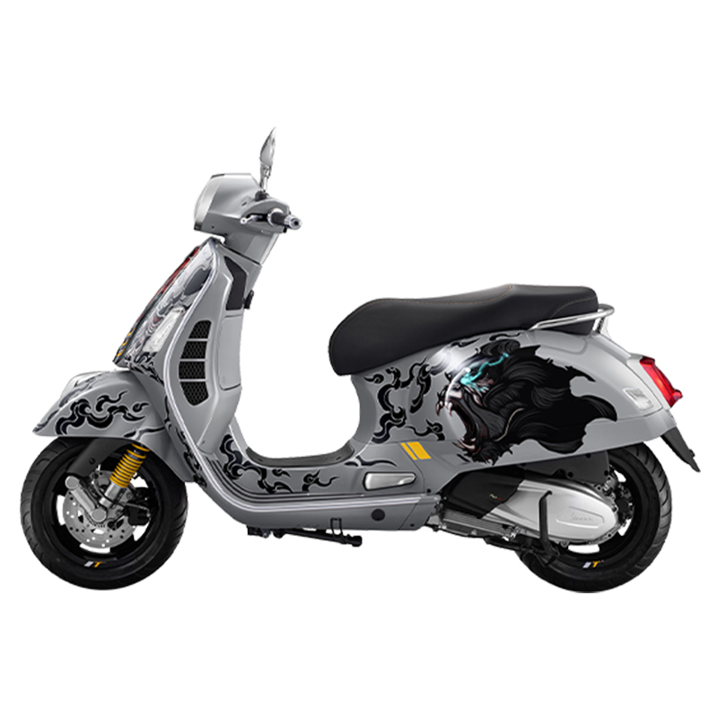 适用Vespa GTS300 HPE贴纸贴花拉花版画车身贴画保护贴膜装饰改装-图3