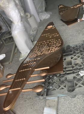 接来图定制不锈钢玻璃钢景观雕塑