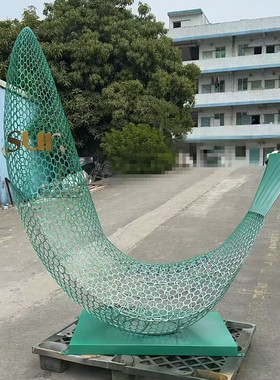 接来图定制不锈钢玻璃钢景观雕塑