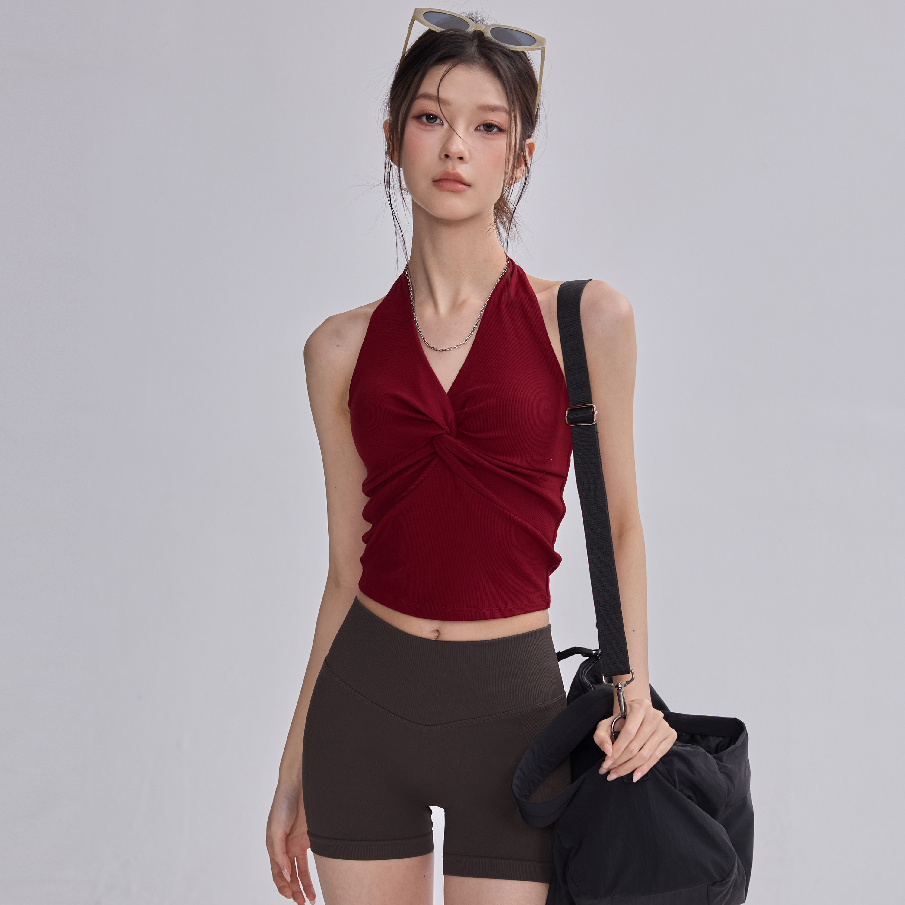 运动内衣女带胸垫防震外穿红色背心本命年普拉提训练瑜伽美背吊带,淘宝优惠券,粉丝福利购,淘宝优惠卷