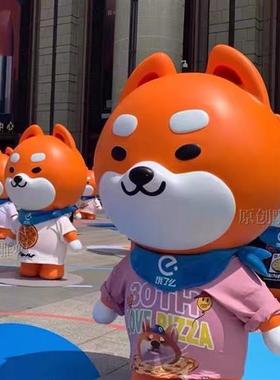 玻璃钢雕塑定制动物暴力熊卡通人物吉祥物户外大型落地景观摆件