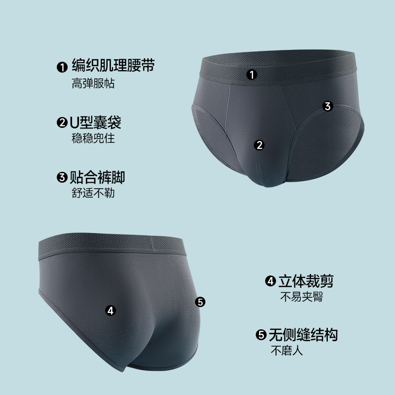 奥康男士三角内裤男生2025新款莫代尔棉10A抑菌透气大码短裤头衩,淘宝优惠券,粉丝福利购,淘宝优惠卷