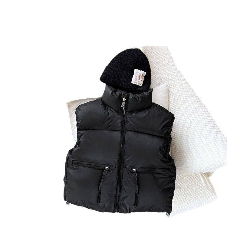 秋冬季儿童新款羽绒立领棉服马甲背心男女童中大童休闲保暖童装,淘宝优惠券,粉丝福利购,淘宝优惠卷