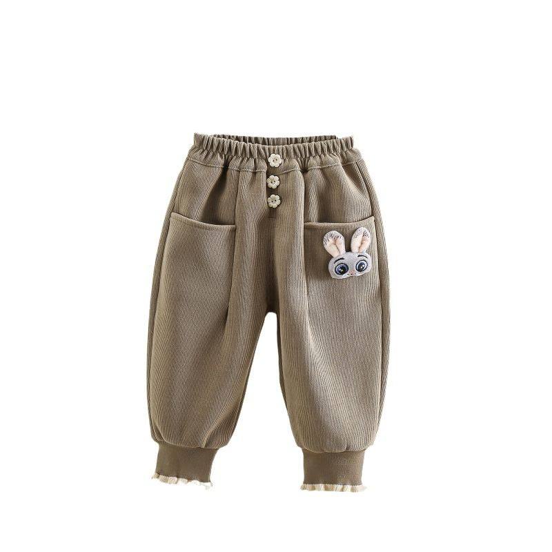 女宝宝秋冬季加绒裤子新款儿童冬天一体绒卫裤小童薄绒休闲裤保暖,淘宝优惠券,粉丝福利购,淘宝优惠卷