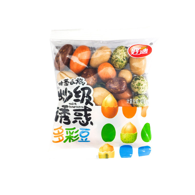 好迪鱼皮花生500g小包装袋装 每纪食品花生