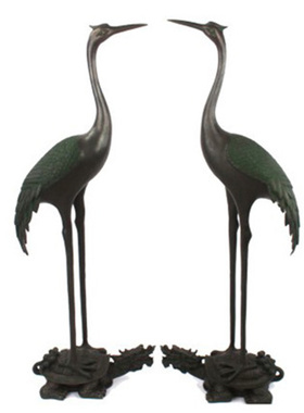 落地龟鹤延年家居客厅祝寿礼品