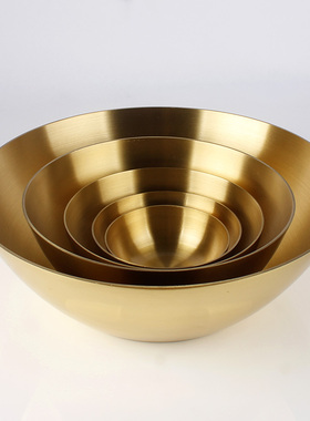 金饭碗供佛家居客厅纯铜装饰品