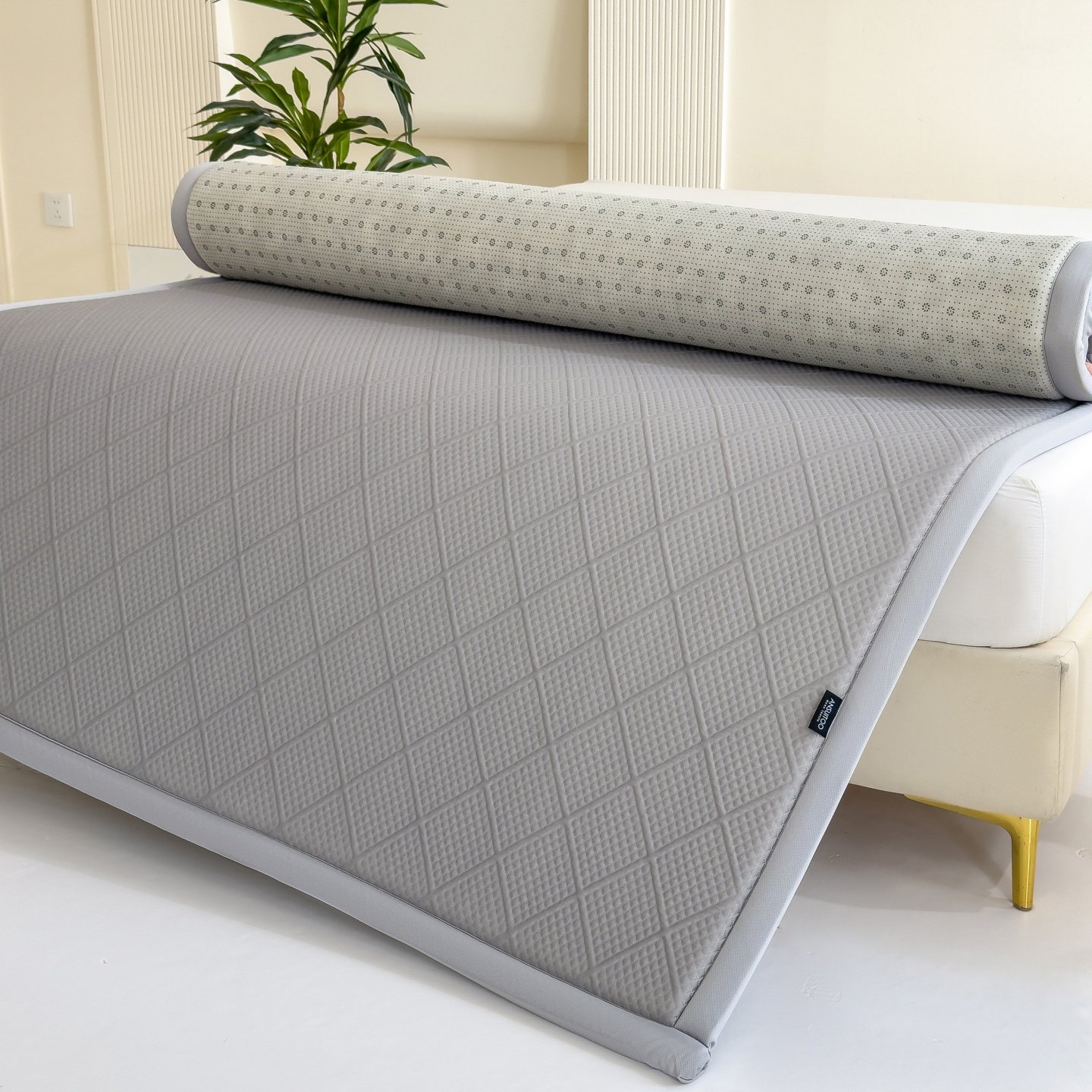 罗兰家纺多功能提花凉感地垫飘窗垫宝宝爬行垫凉席地垫防滑软垫,淘宝优惠券,粉丝福利购,淘宝优惠卷